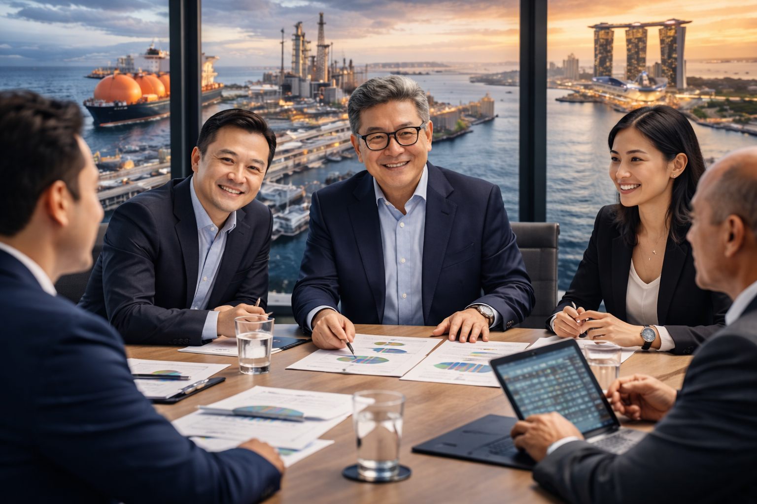 Apexglobal representatives in an engagement discussion