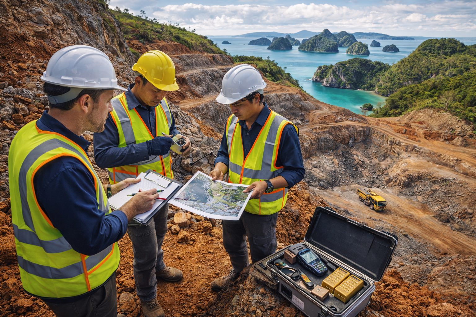 Raja Ampat nickel survey site